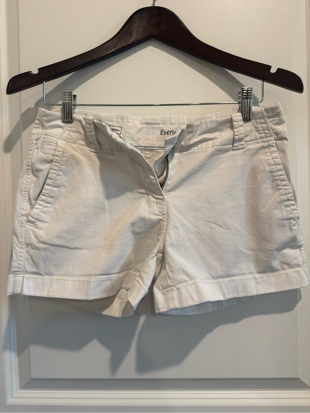 Vineyard Vines Cream Cotton Chino Shorts
